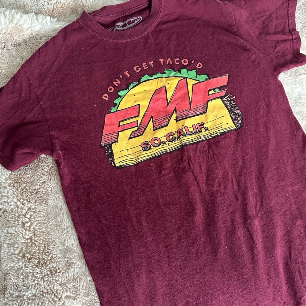 Maroon FMF Taco Tee 🌮